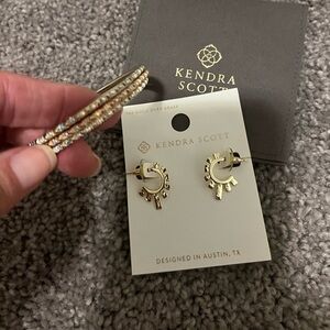 Kendra Scott Bundle Earrings & Bracelets w/Pouch